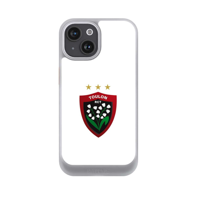iPhone 15 NIVOcore RC Toulonnais Logo Weiß