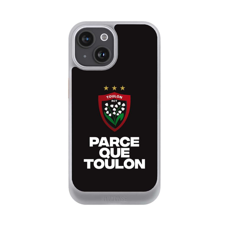 iPhone 15 NIVOcore Parce Que Toulon Schwarz