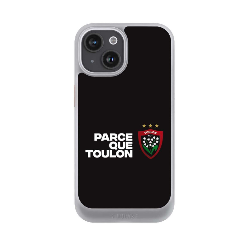 iPhone 15 NIVOcore RC Toulonnais PQT Schwarz