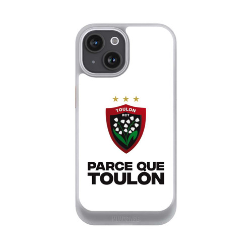 Apple iPhone 15 NIVOcore RC Toulonnais Blanc