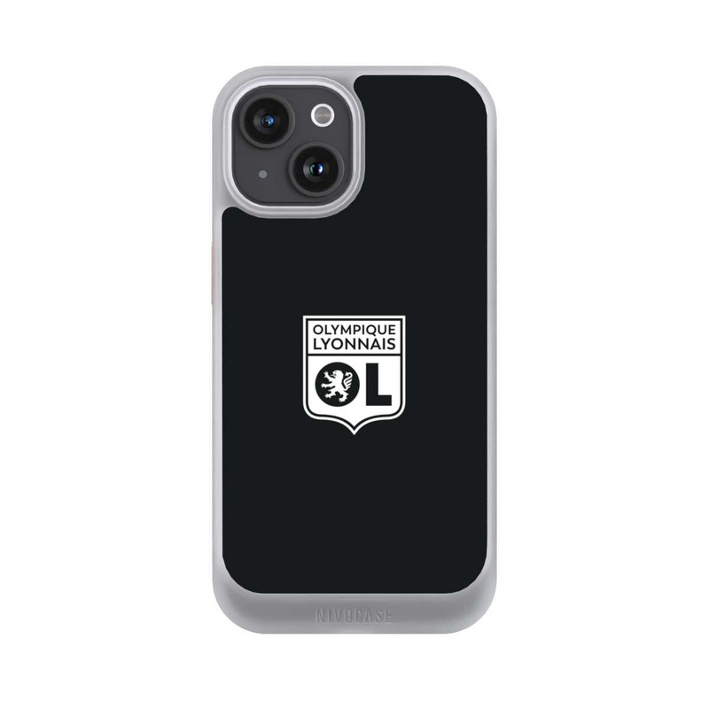 iPhone 15 NIVOcore OL Logo Schwarz und Weiß