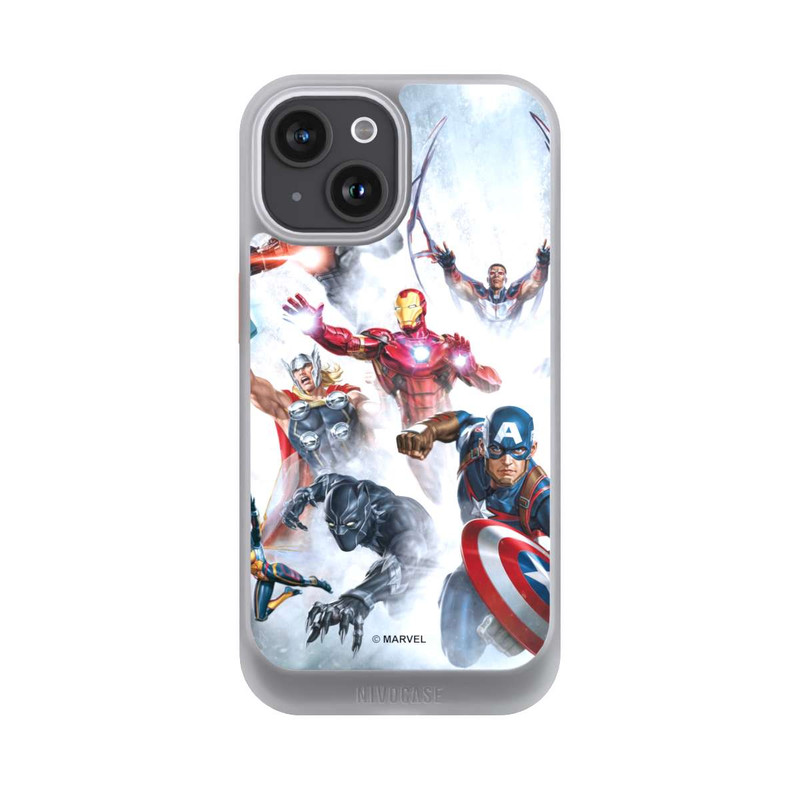 iPhone 15 NIVOcore Les Avengers vous sautent dessus