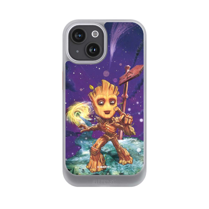 iPhone 15 NIVOcore Baby Groot Galaxy Touch