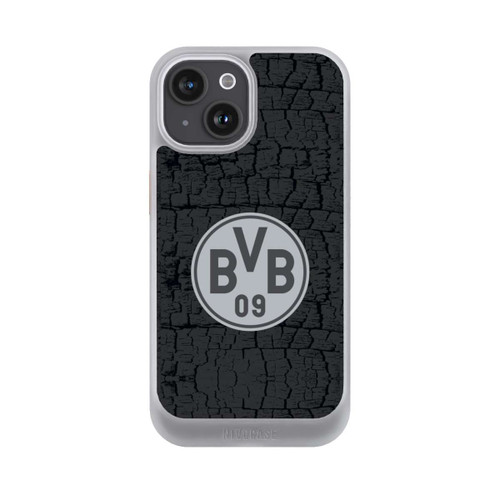 Apple iPhone 15 NIVOcore BVB Trikot Kohle und Stahl