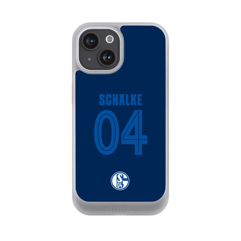 iPhone 15 NIVOcore Schalke 04 Dunkelblau