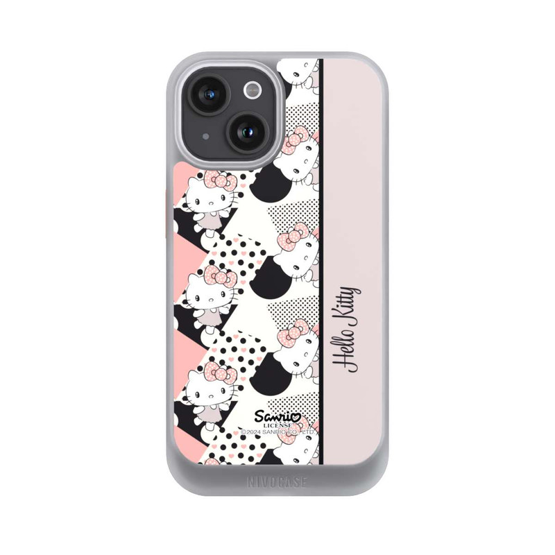 iPhone 15 NIVOcore Hello Kitty elegantes Muster