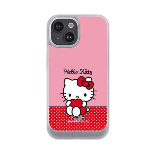 Apple iPhone 15 NIVOcore Hello Kitty sitzend mit Herz
