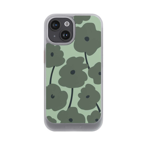 Apple iPhone 15 NIVOcore Fleurs Minimalistes Vertes