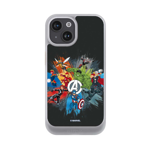 Apple iPhone 15 NIVOcore Marvel's Avengers Black