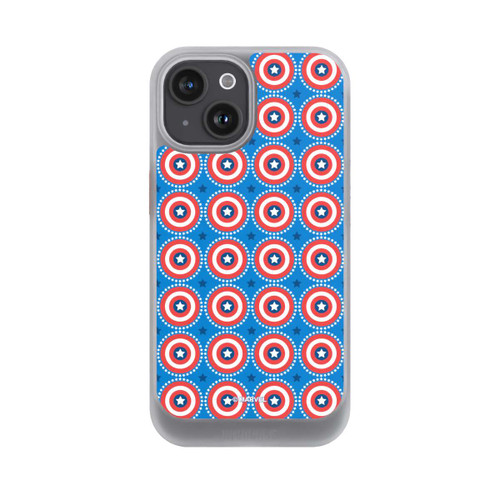Apple iPhone 15 NIVOcore Captain American Shield Pattern