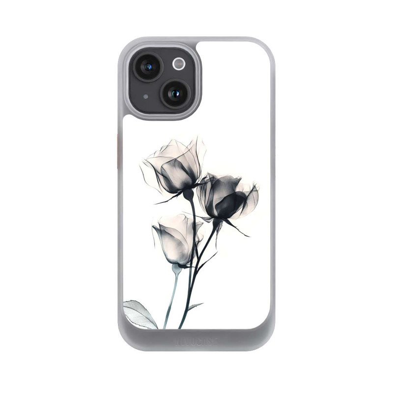 iPhone 15 NIVOcore Schwarze Blume