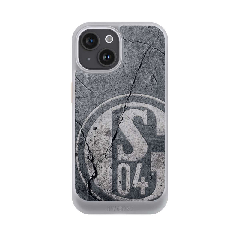 iPhone 15 NIVOcore Schalke 04 Beton Look