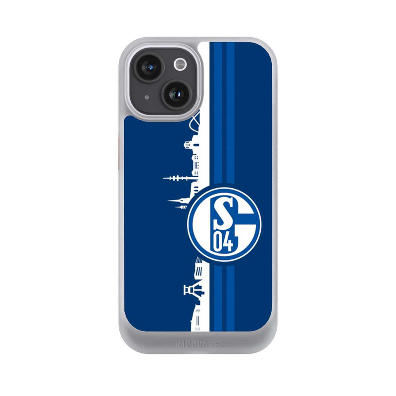iPhone 15 NIVOcore Schalke 04 Skyline Blau