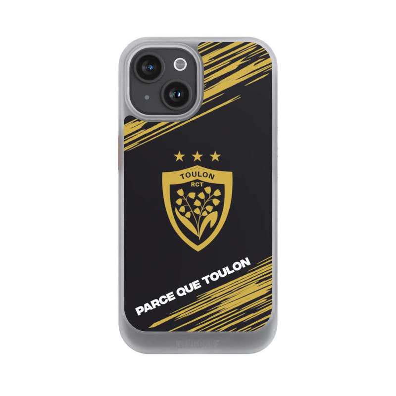 iPhone 15 NIVOcore RCT Logo Gold Monochrom