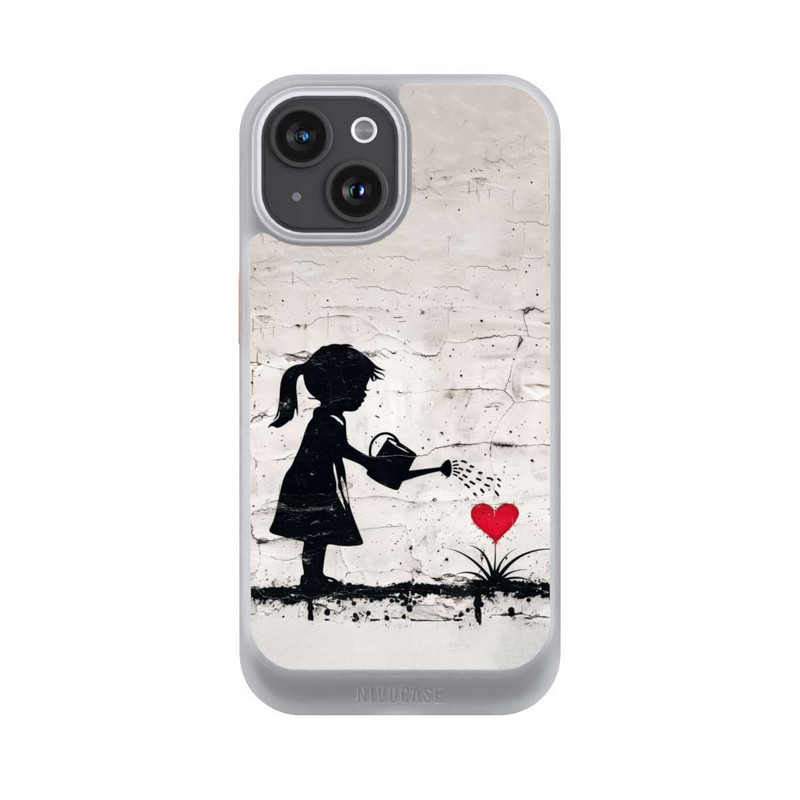 iPhone 15 NIVOcore Girl Watering Bunch of Flowers 
