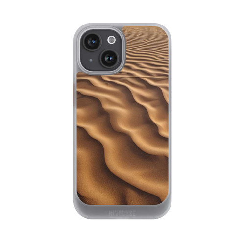 Apple iPhone 15 NIVOcore Sandstruktur Senfgelb mit KI