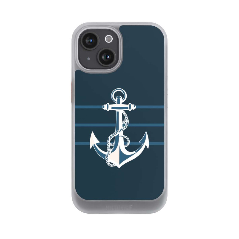 iPhone 15 NIVOcore Anchor Line Blue with AI