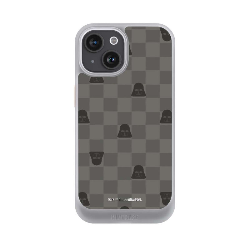 iPhone 15 NIVOcore Darth Vader Chessboard Pattern Black