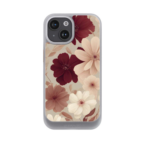 Apple iPhone 15 NIVOcore Romantic Flowers Beige with AI
