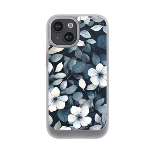 Apple iPhone 15 NIVOcore Blaue Negativblumen mit KI