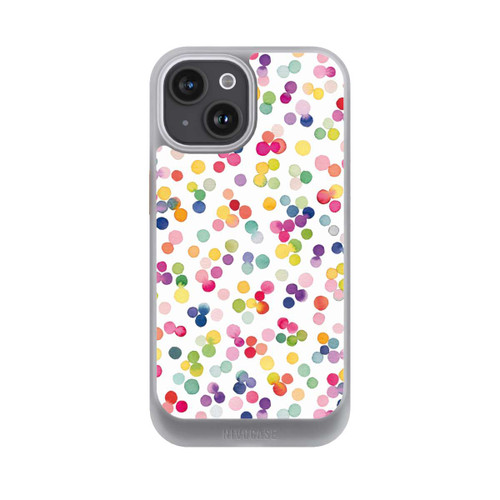 Apple iPhone 15 NIVOcore Watercolor Dots Colorful