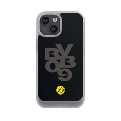 Apple iPhone 15 NIVOcore BVB09 Grau Schwarz
