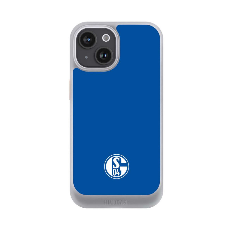 iPhone 15 NIVOcore FC Schalke 04 Logo Blau