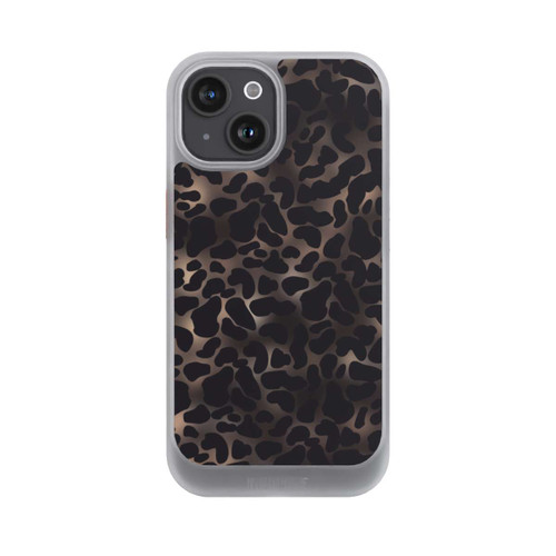 Apple iPhone 15 NIVOcore Leo-Muster dunkel