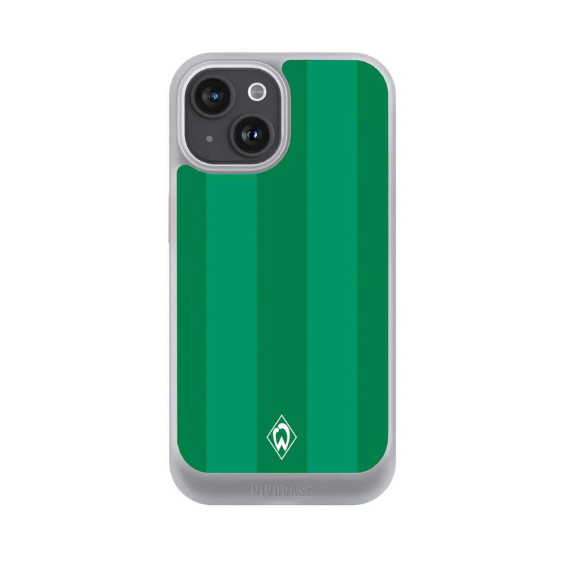 iPhone 15 NIVOcore Werder Bremen Grün gestreift