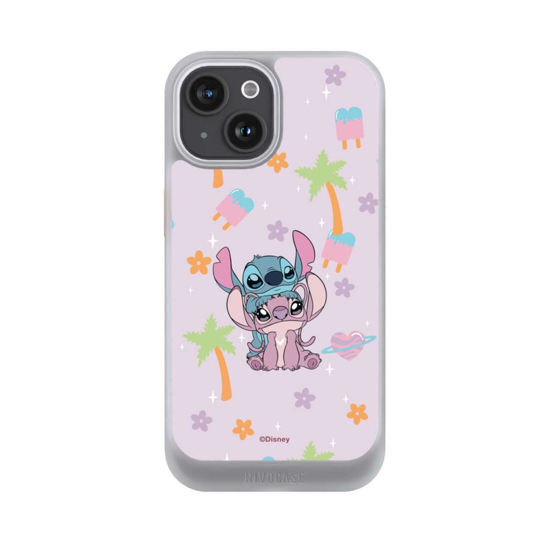 iPhone 15 NIVOcore Stitch and Angel Cute Couple