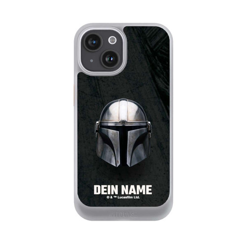 Apple iPhone 15 NIVOcore Star Wars Mandalorian Black Helmet Personalisierbar