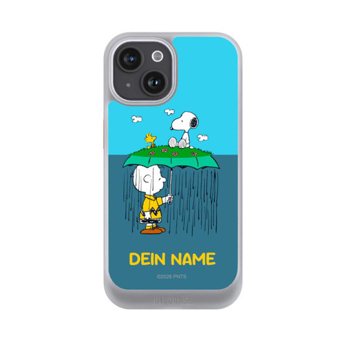 Apple iPhone 15 NIVOcore Charlie Brown Regen Personalisierbar