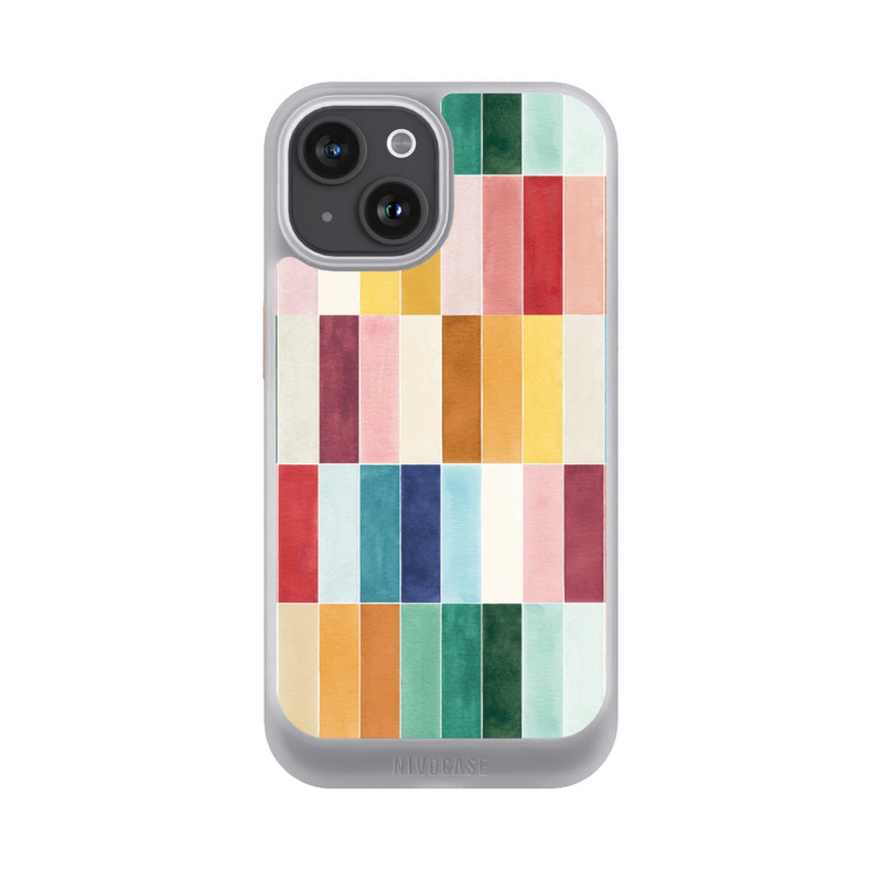 iPhone 15 NIVOcore Modern Craft Geometric Rectangular Tiles