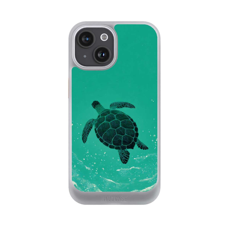 iPhone 15 NIVOcore Turtle in the Ocean with AI
