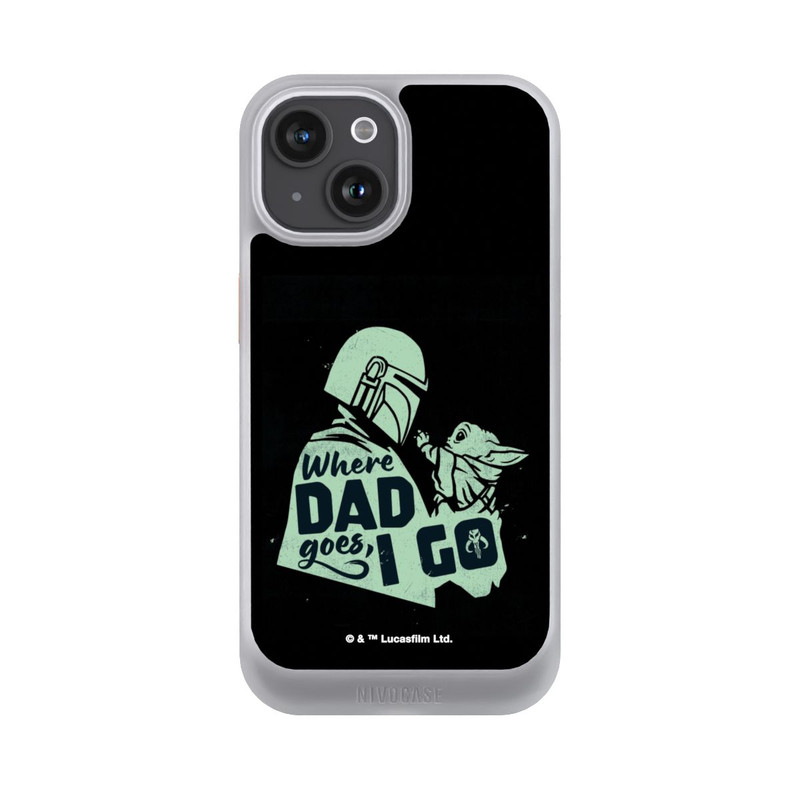 iPhone 15 NIVOcore Grogu - Where dad goes,I go