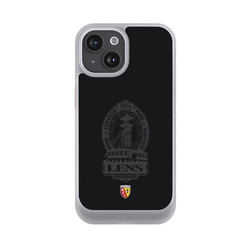 iPhone 15 NIVOcore RC Lens Mine de Ferveur Emblem black