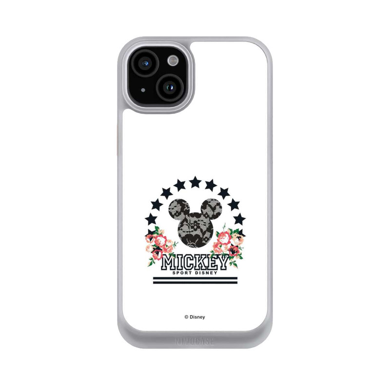 iPhone 15 Plus NIVOcore Mickey Mouse - College Flowers