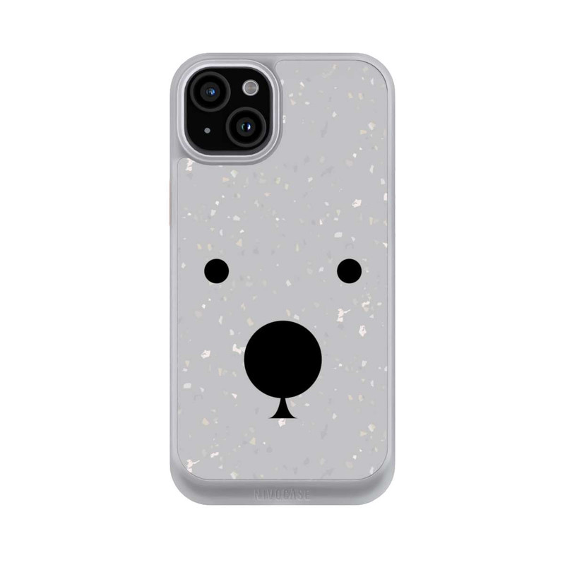 iPhone 15 Plus NIVOcore Bär Nahaufnahme