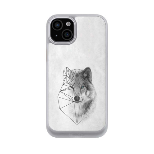 Apple iPhone 15 Plus NIVOcore Polygonaler Wolf