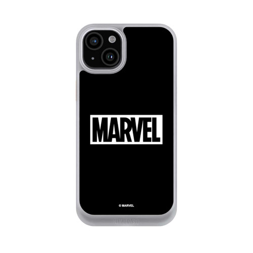 Apple iPhone 15 Plus NIVOcore Marvel Logo Black