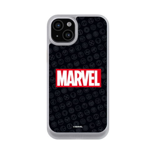 Apple iPhone 15 Plus NIVOcore Marvel Logo Black Red 