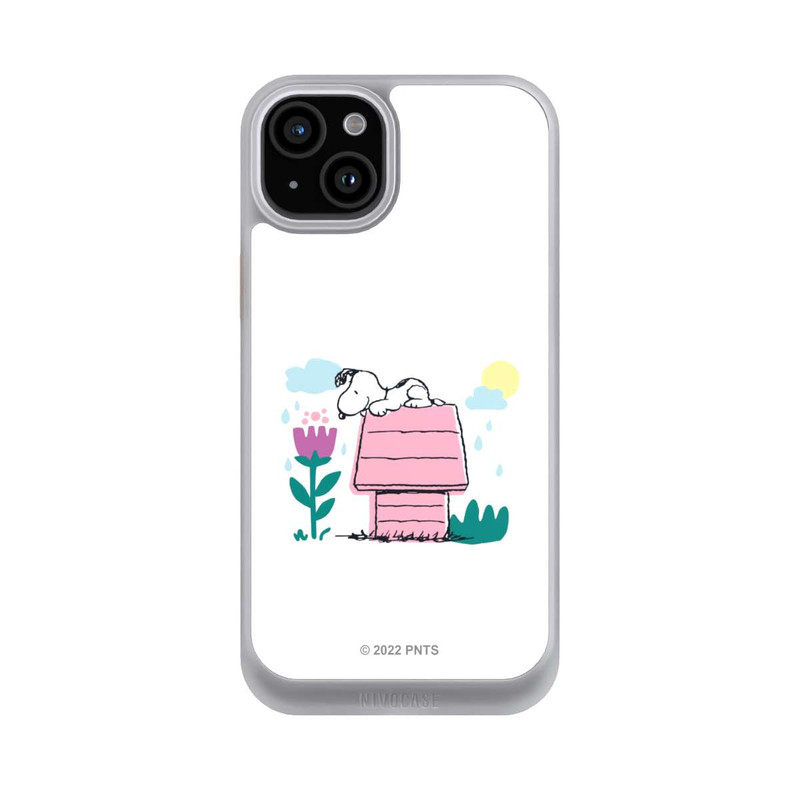 iPhone 15 Plus NIVOcore Snoopy Hundehütte Frühling