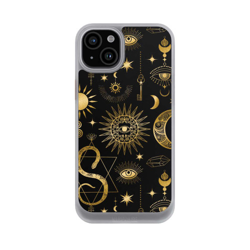Apple iPhone 15 Plus NIVOcore Himmlische Sonne und Mond Steampunk