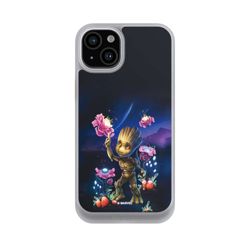 Apple iPhone 15 Plus NIVOcore Baby Groot Blumen