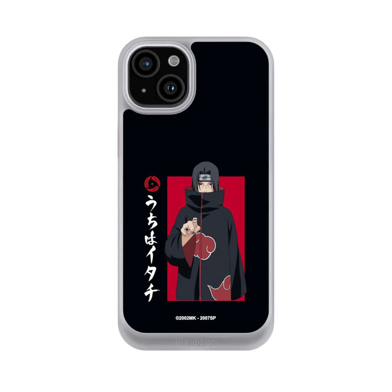 iPhone 15 Plus NIVOcore Itachi Geste Schwarz