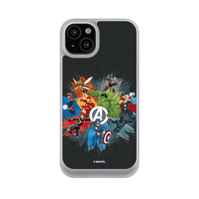 iPhone 15 Plus NIVOcore Marvel's Avengers Black