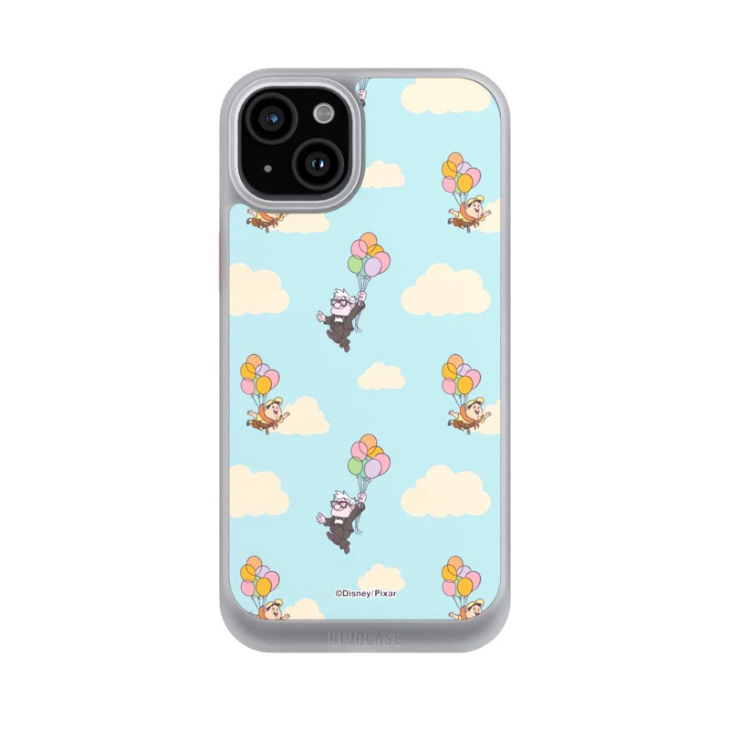 iPhone 15 Plus NIVOcore Disney Oben Ballon Haus Muster