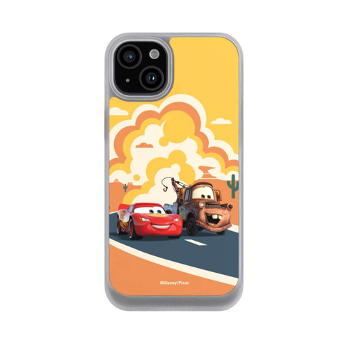 Apple iPhone 15 Plus NIVOcore Disney Cars Lightning McQueen Und Hook on the Road