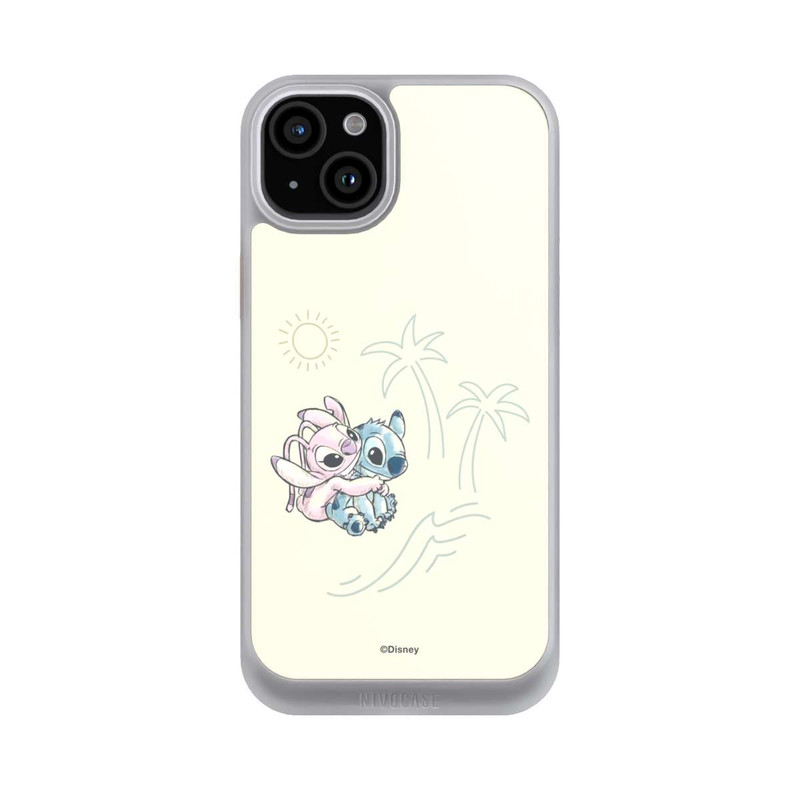 iPhone 15 Plus NIVOcore Stitch And Angel Beach Cuddles