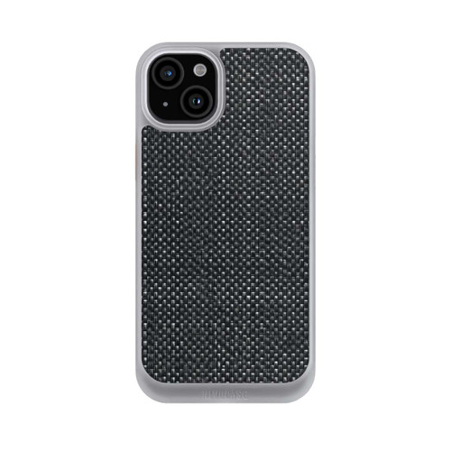 Apple iPhone 15 Plus NIVOcore Abstrakter schwarzer Stoff